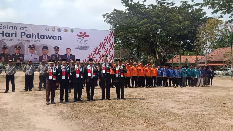 Pimpin Upacara Hari Pahlawan, Pj Bupati Sampaikan Pesan Mentri Sosial