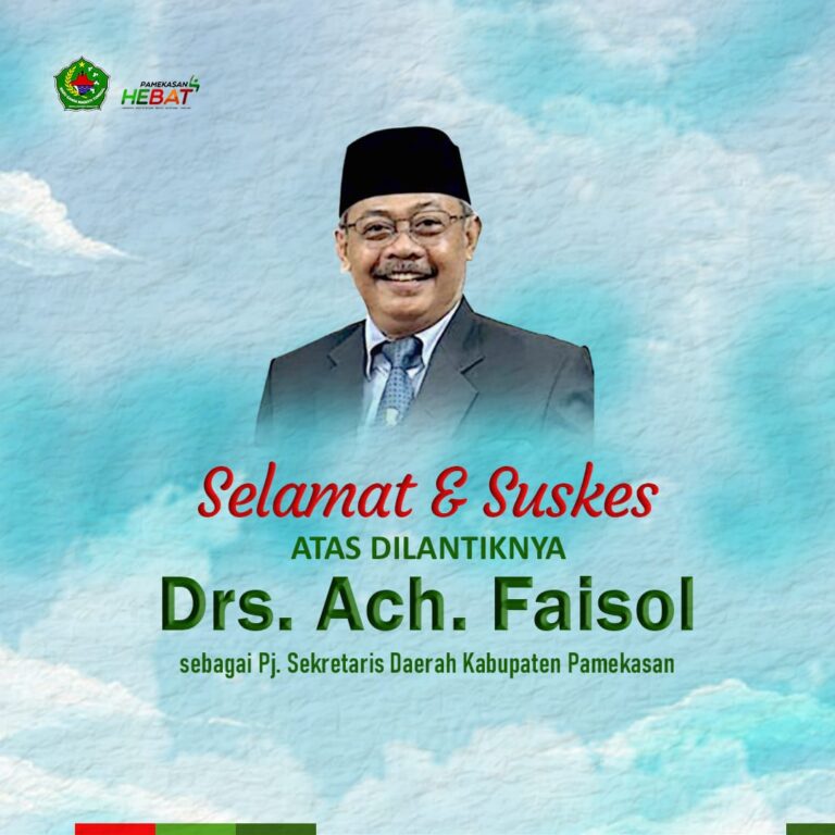 Achmad Faisol Resmi Dilantik sebagai Penjabat Sekda Pamekasan