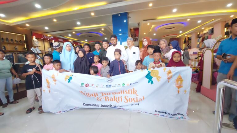 Bupati Sumenep Bersama KJS Ajak Anak Yatim Belanja Baju Lebaran