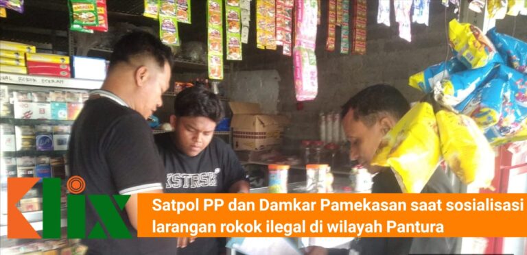 Satpol PP Pamekasan Awali Sosialisasi Larangan Rokok Ilegal, Dari Wilayah Pantura
