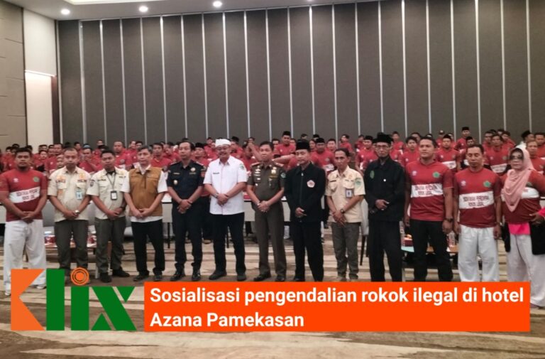 Cegah Peredaran Rokok Ilegal Satpol PP dan Bea Cukai Madura Gelar Sosialisassi