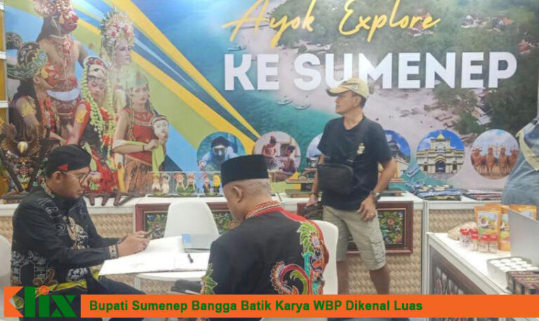 Bupati Sumenep Bangga Batik Karya WBP Dikenal Luas