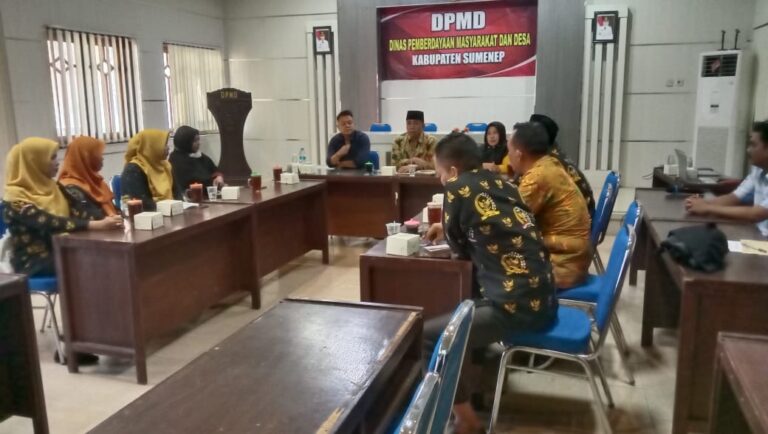 PABPDSI Sumenep Beraudiensi Ke DPMD ; Minta Pengukuhan Perpanjangan Masa Jabatan BPD oleh Bupati