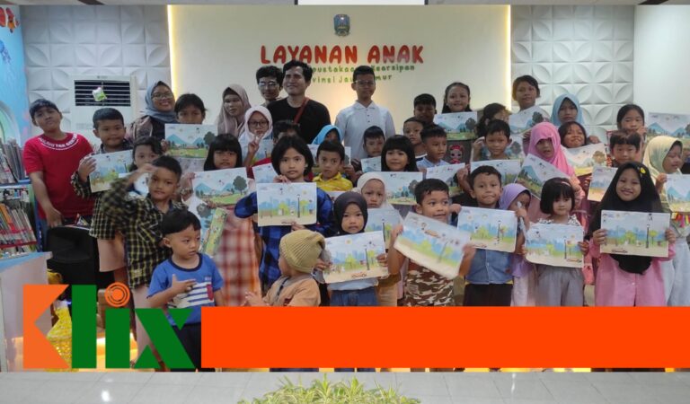 50 Anak Nikmati Festival Melodi dan Cerita di Disperpusip Jatim