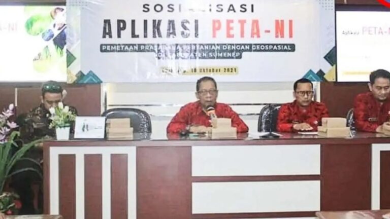 Modernisasi Sektor Pertanian, PEMKAB Sumenep Perkenalkan Aplikasi PETA-NI