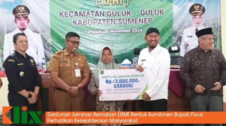 Santunan Jaminan Kematian (JKM) Bentuk Komitmen Bupati Fauzi Perhatikan Kesejahteraan Masyarakat