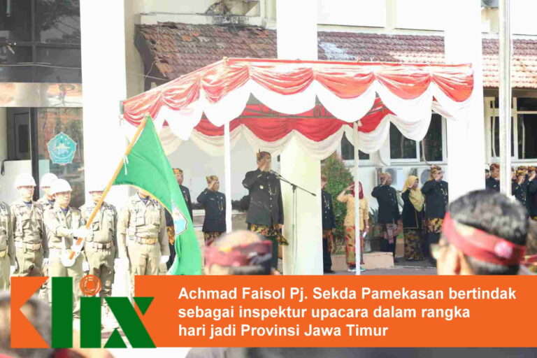 Pemkab Pamekasan Gelar Upacara Hari Jadi Provinsi Jawa Timur, Pj Gubenur Sampaikan Keberhasilan Pembangunan