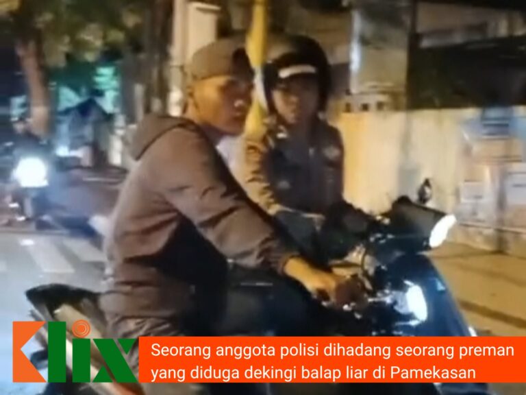 Viral Anggota Polisi Di Pamekasan Dihadang Preman Yang Dekingi Balap Liar