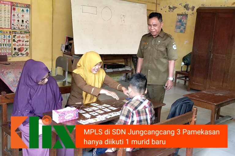 SDN Jungcangcang 3 Pamekasan Hanya Mendapatkan 1 Murid Baru