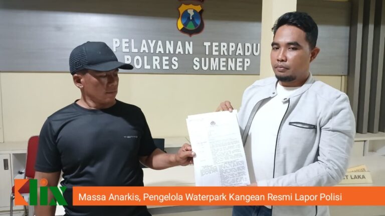 Massa Anarkis, Pengelola Waterpark Kangean Resmi Lapor Polisi
